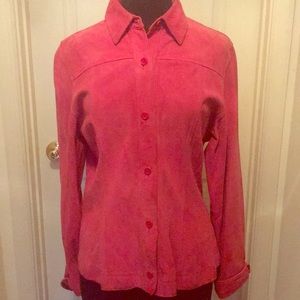 Chic Pink Button Down Shirt
